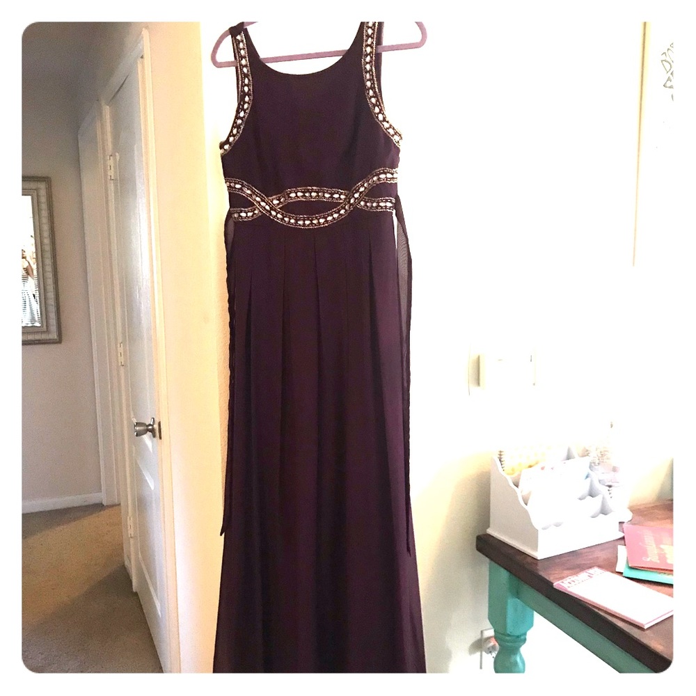 Plum gown size 8